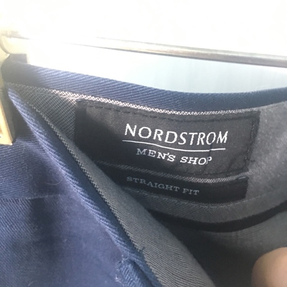 Navy men’s Nordstrom shop dress pants 36Wx34L - Picture 3 of 3